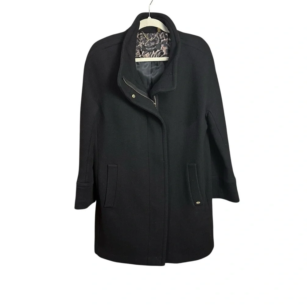 Ellen Tracy Wool Blend Stadium Coat Size